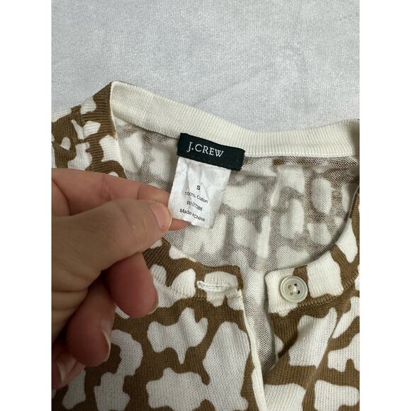J. Crew Giraffe Print Cardigan Size Small - Picture 4 of 4